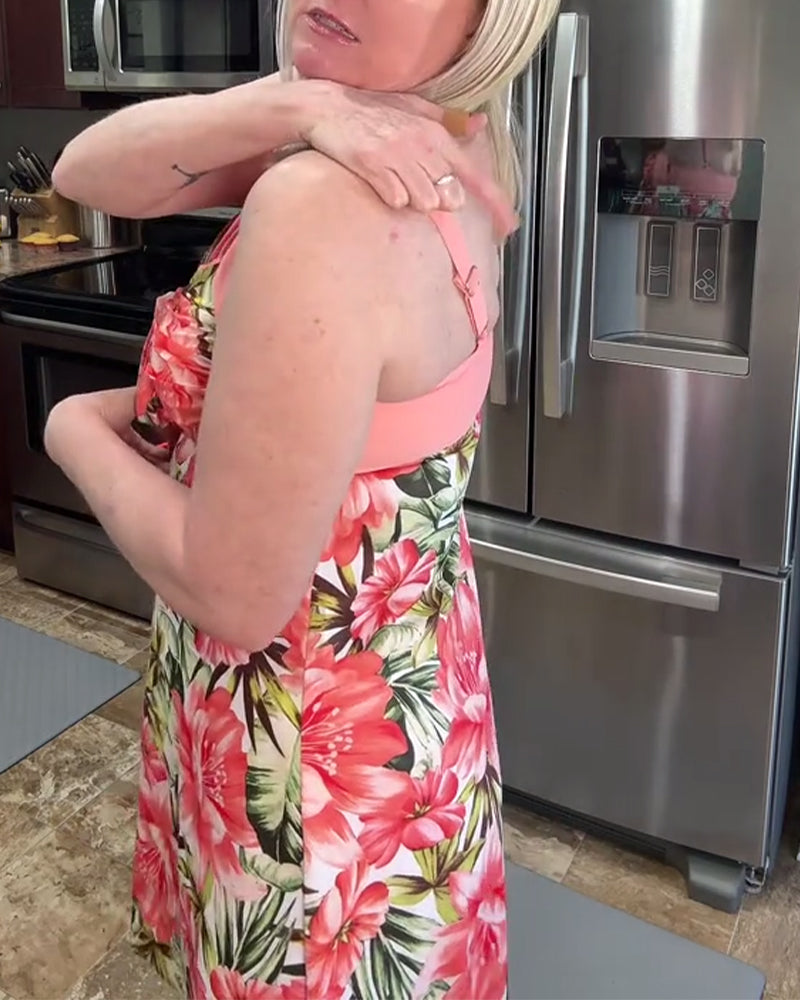 Resort Print Bow Two-Piece Swimsuit