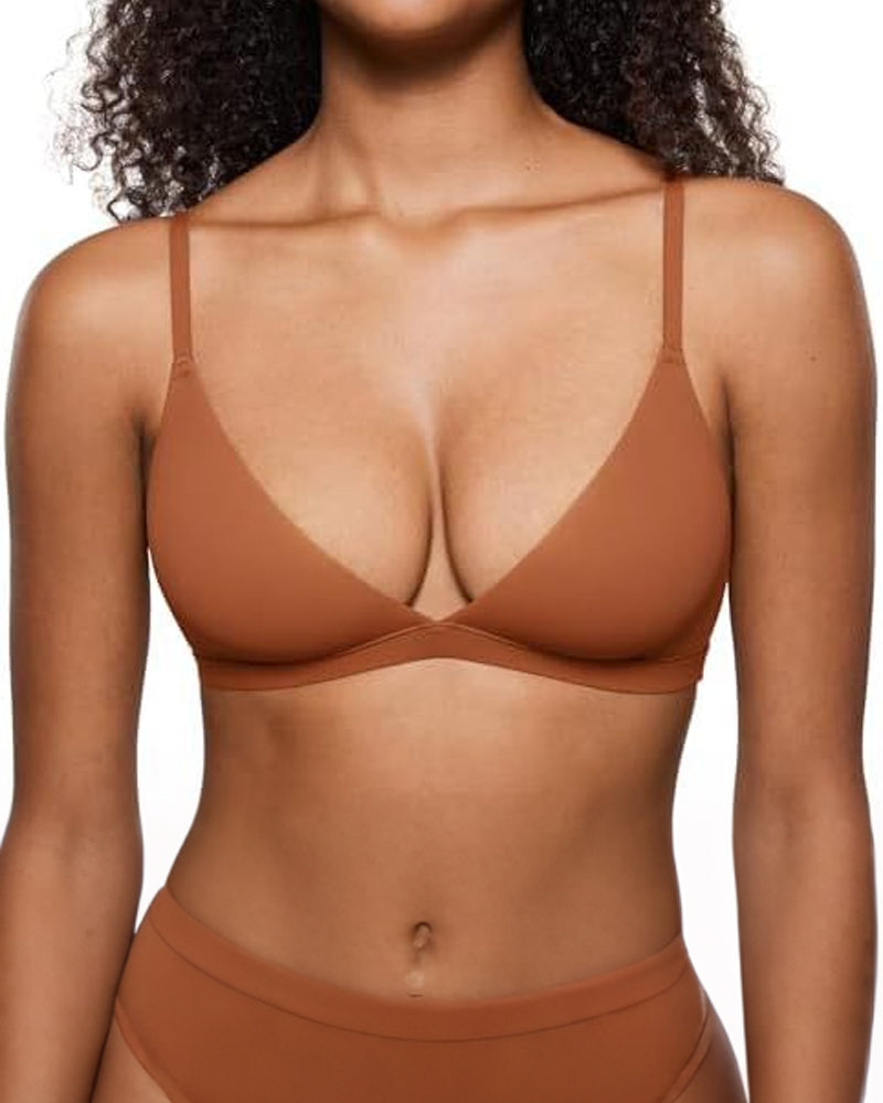 Sexy Wirefree Solid Color Lingerie