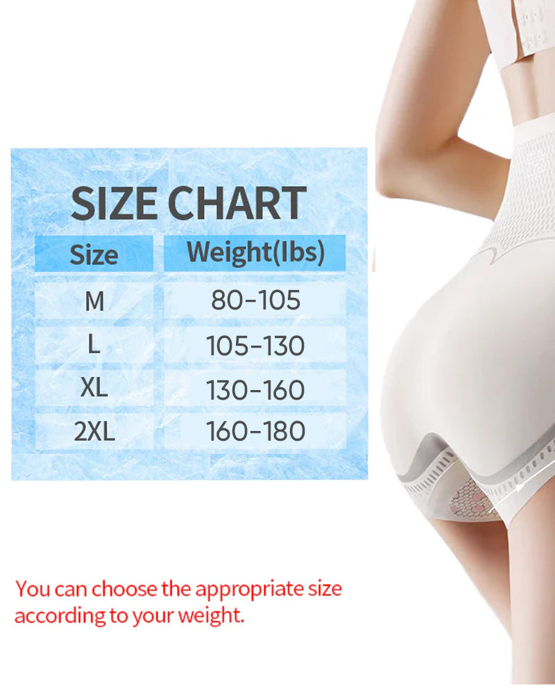Fat Burning Lce Silk Lonic Fiber Shaping Shorts