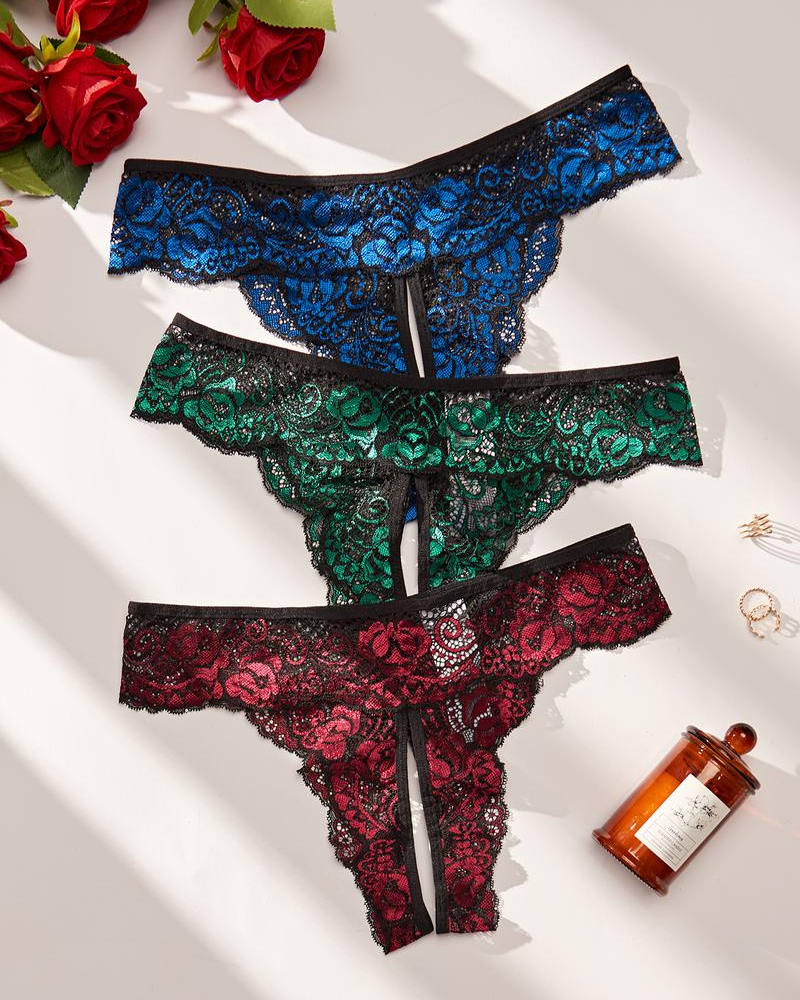 Women's Soft Comfy Breathable Lace Panty For All Seasons