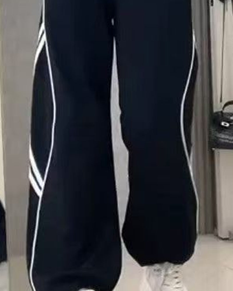 Casual Sports Figure-Flattering Two-Piece Sets