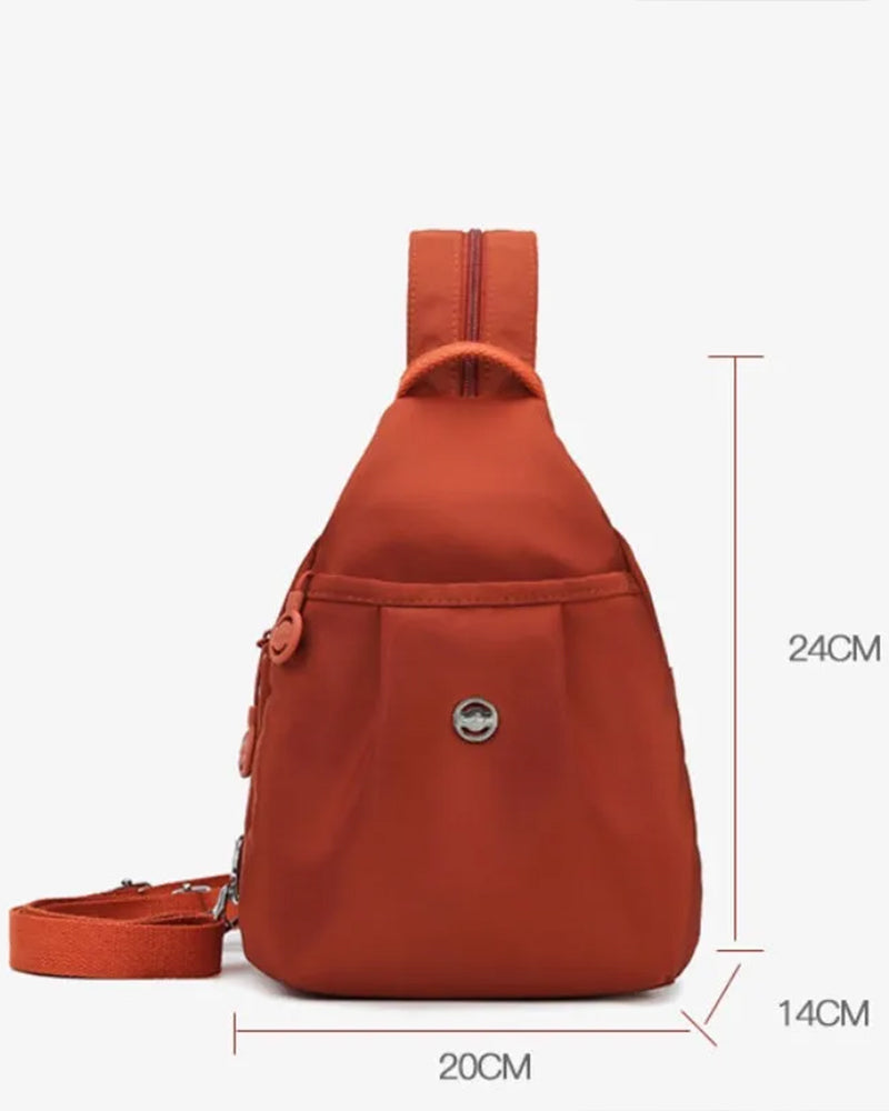 Multi-Pocket Convertible Backpack & Crossbody Bag