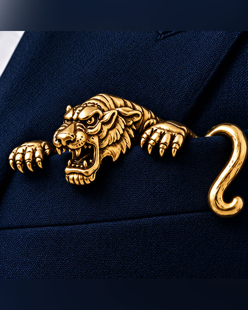 ✨ Luxury Sculpted Animal Brooch