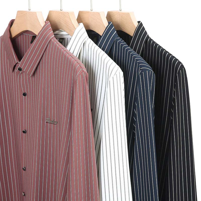 👔Men's Classic Long-Sleeved Striped Shirt