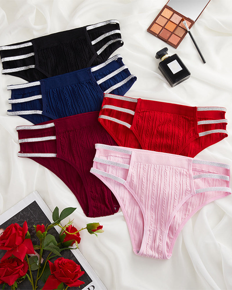 Mature Elegant High-Waist Cut Panties