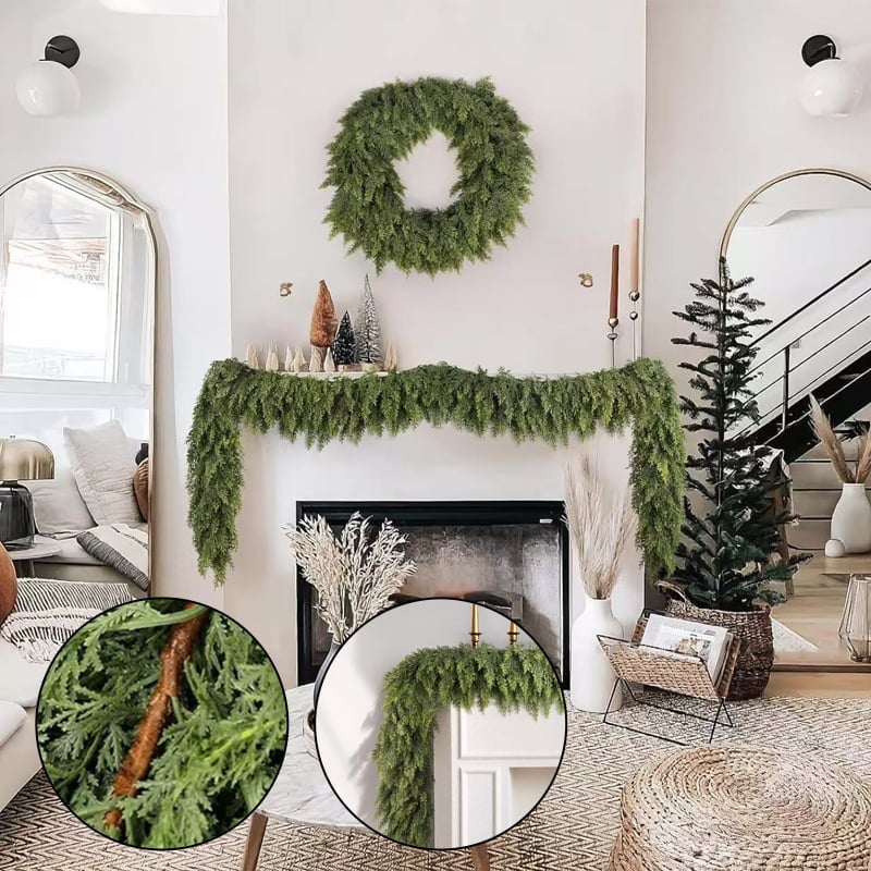 Artificial Plant Christmas Rattan