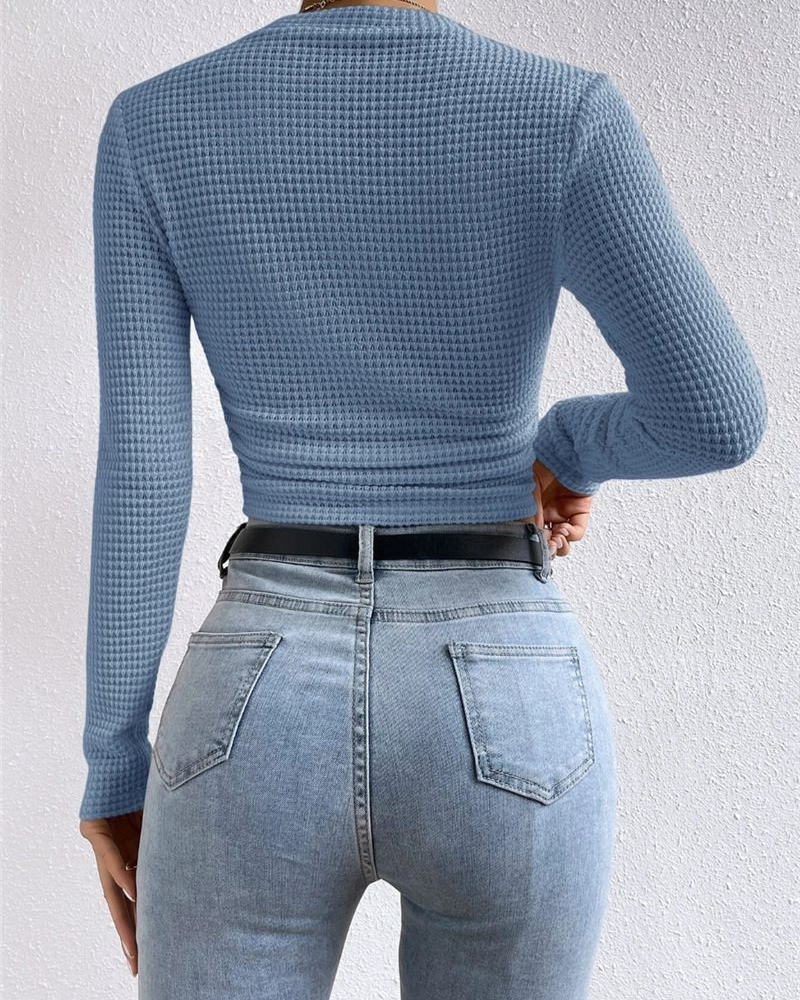 Slim Fit Versatile Long Sleeve Top