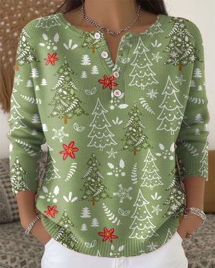 Christmas Tree Pattern Sweater