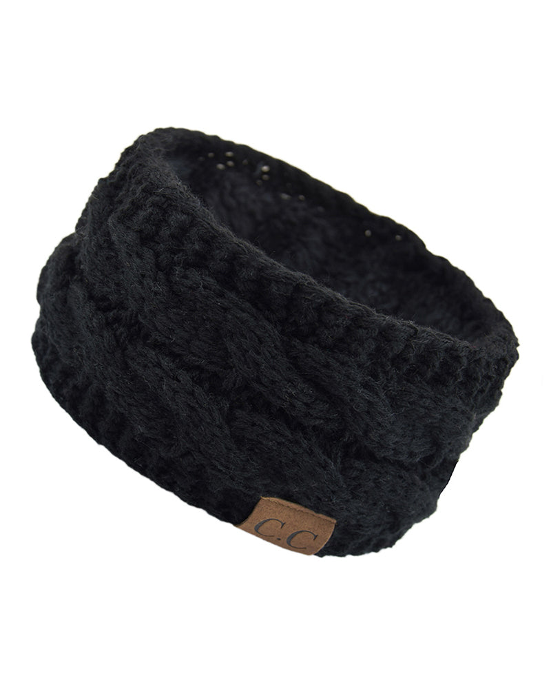 Fleece Knit Headband for Autumn and Winter