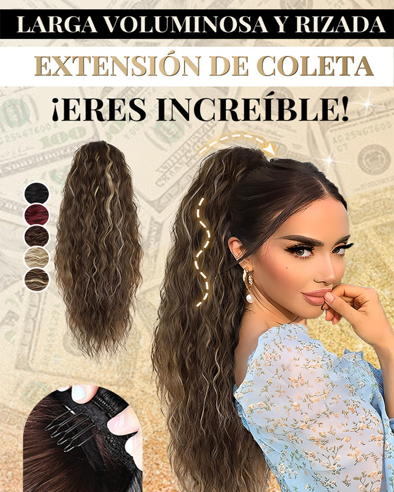 Long Voluminous And Curly Hair Extension