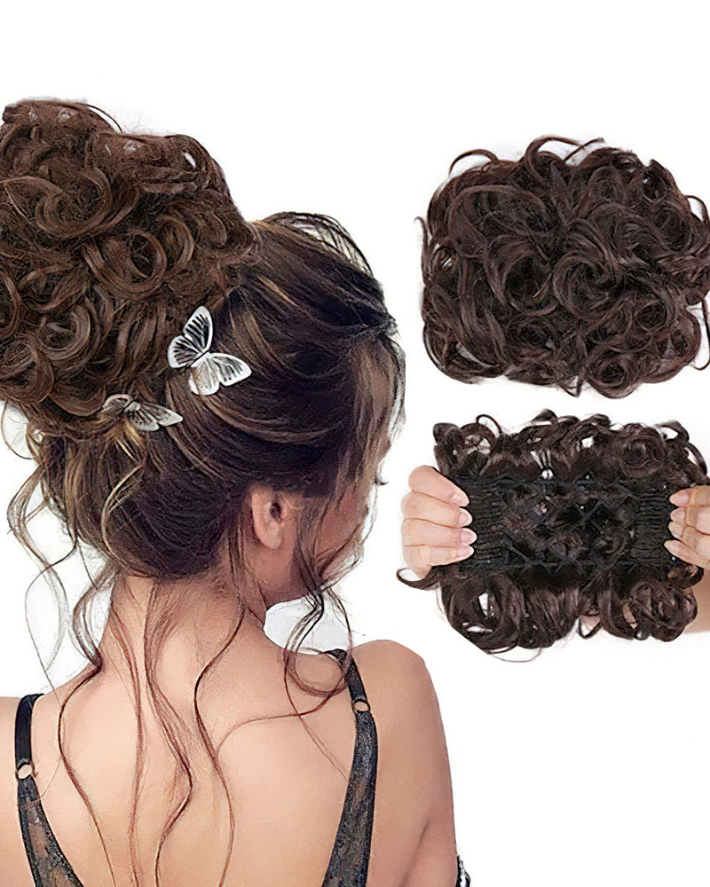Curly Chignon Comb Clip