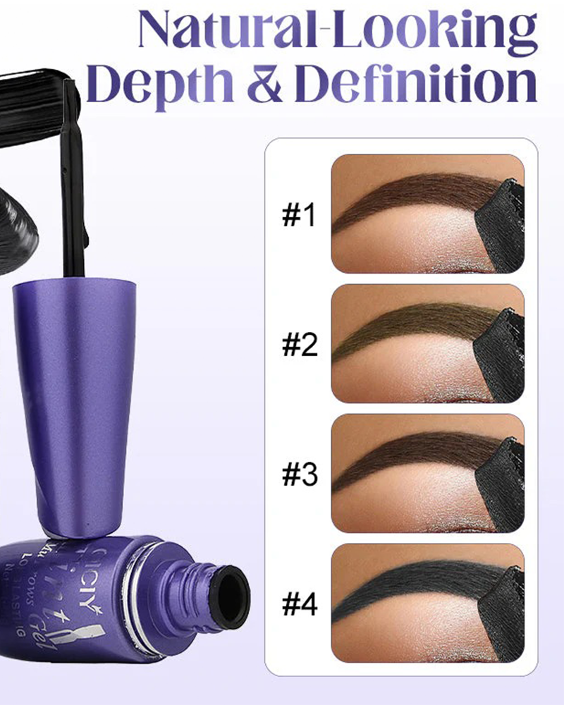 Long-Lasting Hold Waterproof Eyebrow Gel