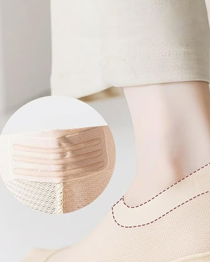 Ultra Thin Liner Socks Non Slip ComBed Cotton No Show Socks