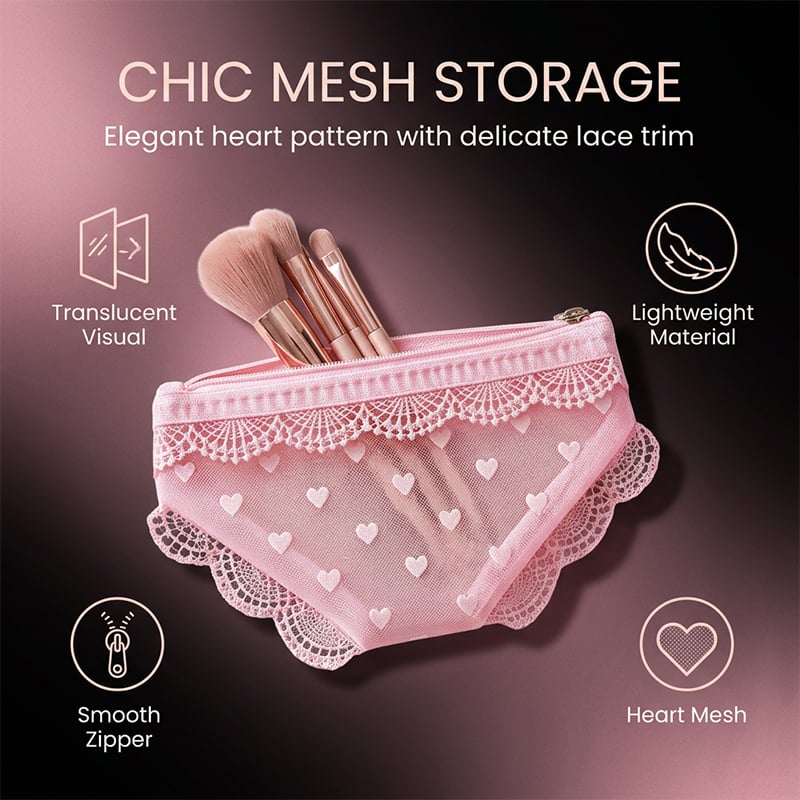 Heart-Shaped Triangular Bag