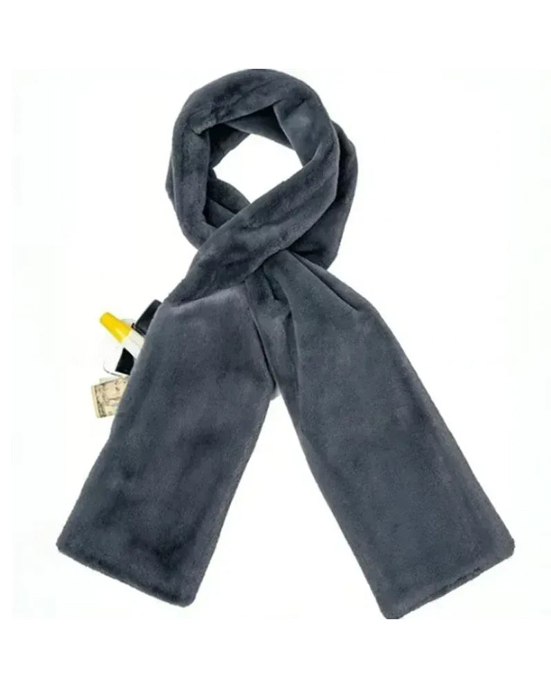 🎁Hidden Pocket Cozy Scarf – Warm, Soft And Secure Zipper🧣