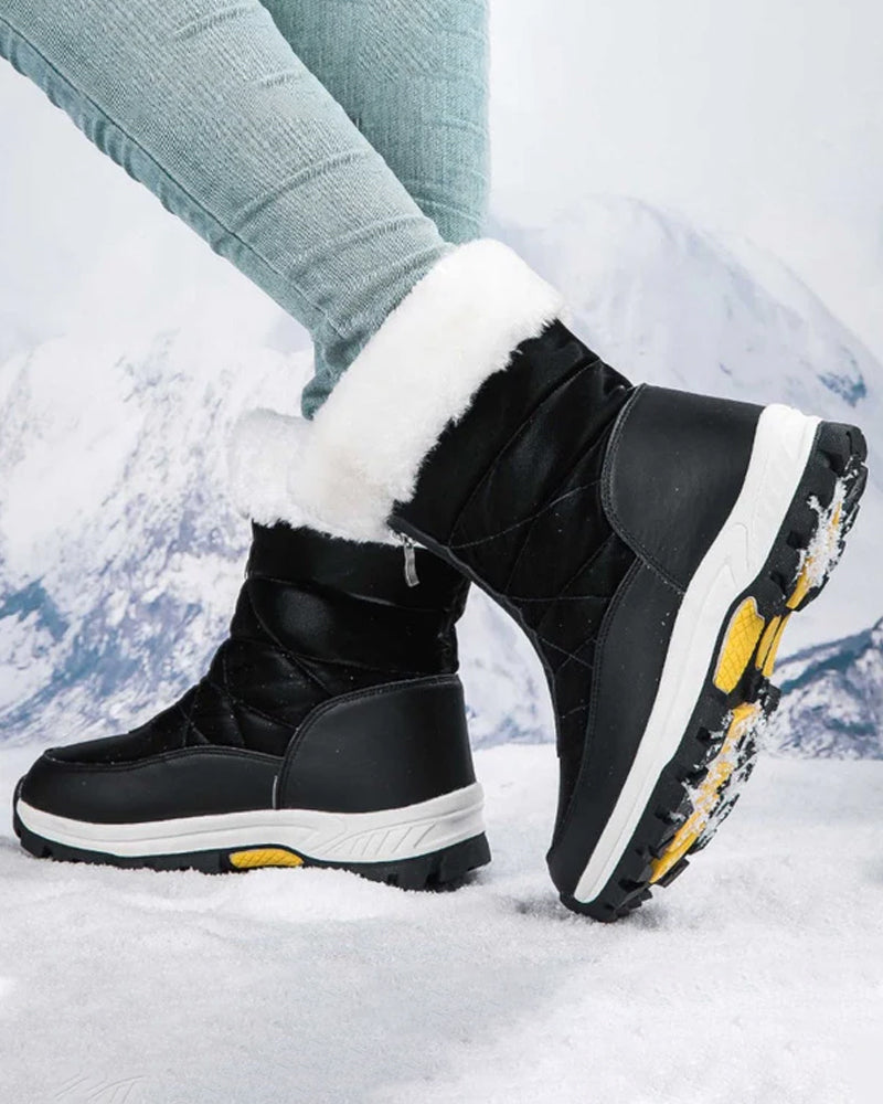 Women’s Non-Slip Warm Zipper Snow Boots