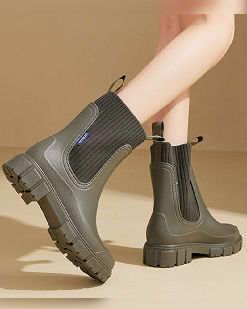 ☔️Waterproof Non-Slip Thick Sole Mid-Calf Boots