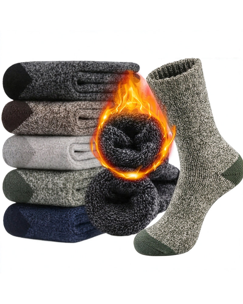 Pairs Thick Warm Winter Socks Soft Knit