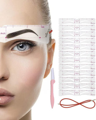Reusable Eyebrow Stencil Shaper Kit