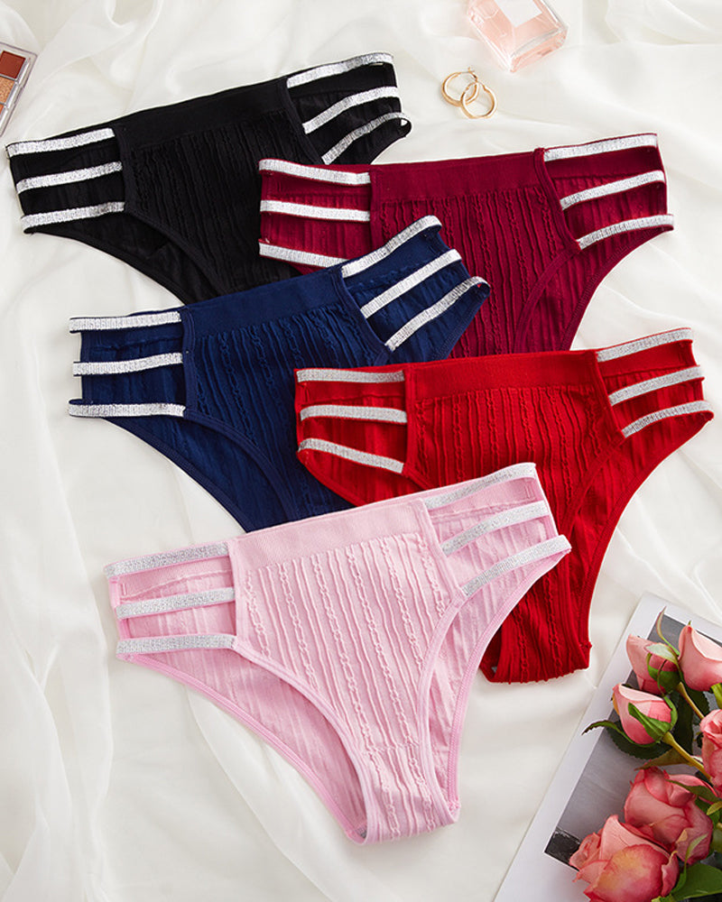 Mature Elegant High-Waist Cut Panties