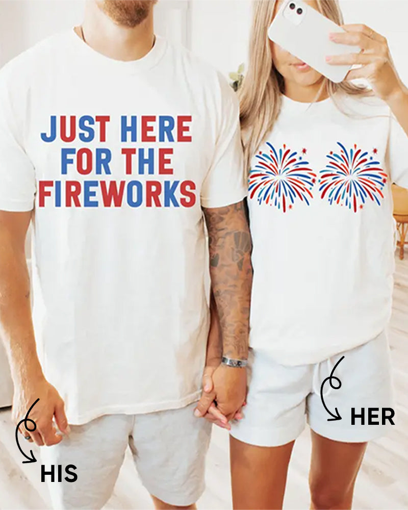 Printed Crew-Neck Casual T-Shirt