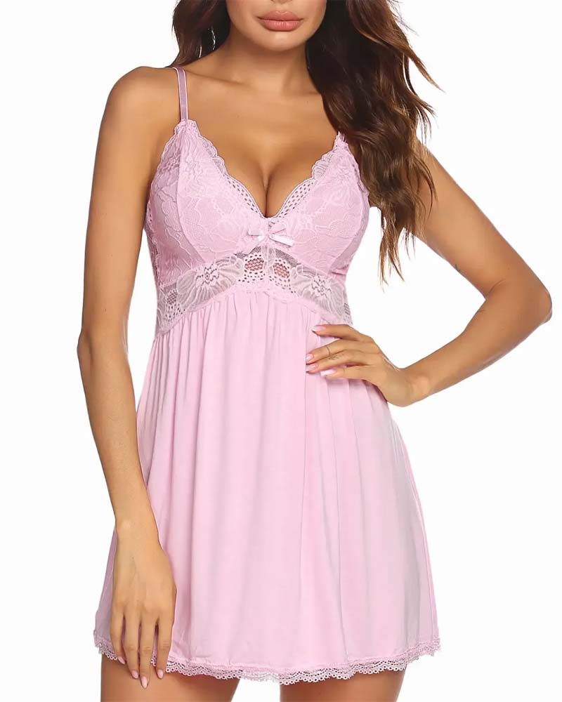Sexy Lace Sleep Dress