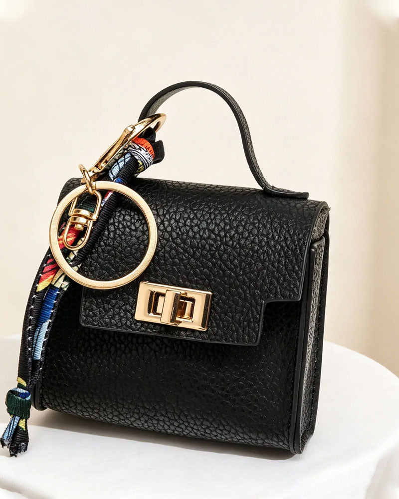 Mini Square Bag Pendant Keychain