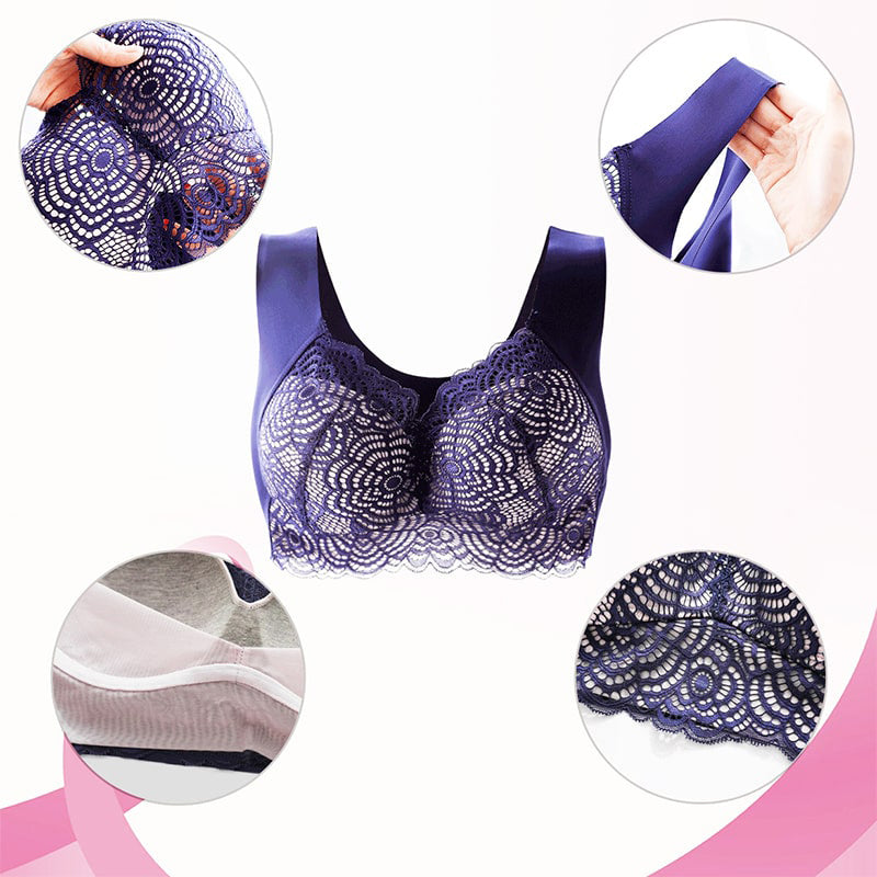 Ultimate Lift Full-Figure Seamless Lace Cut-Out Bra
