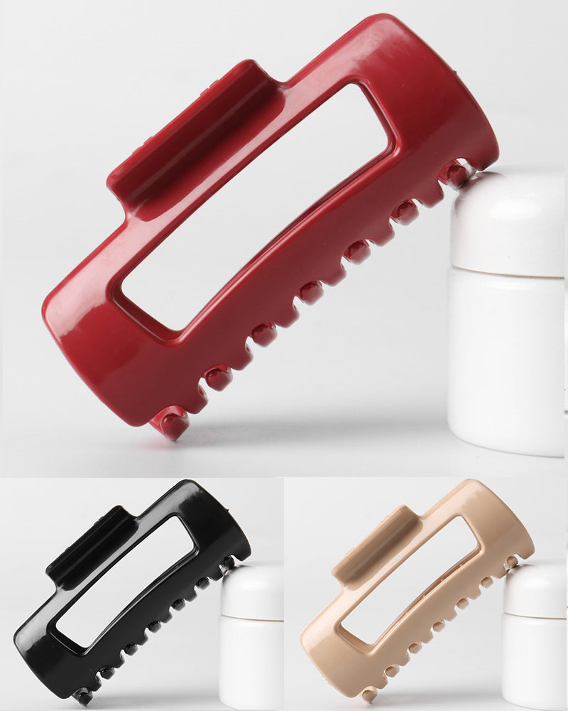 Soft Silicone Hair Claw, Rear Head Guard, Hair Clip