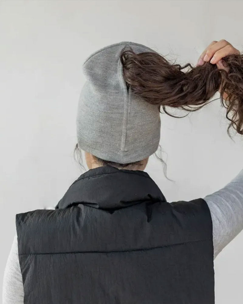 Knitted Magnetic Fashion Ponytail Beanie