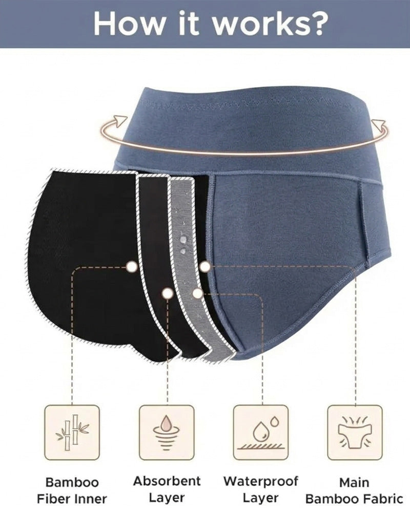 High Waisted Heavy Flow Period Leak-Proof Panties