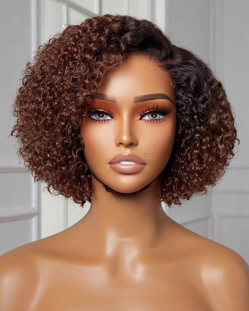 African Curly Wig Headset