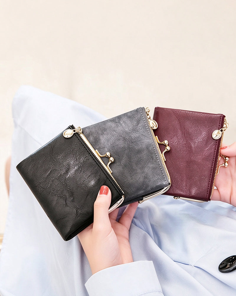 Mini Fashion Ladies Square Short Wallet