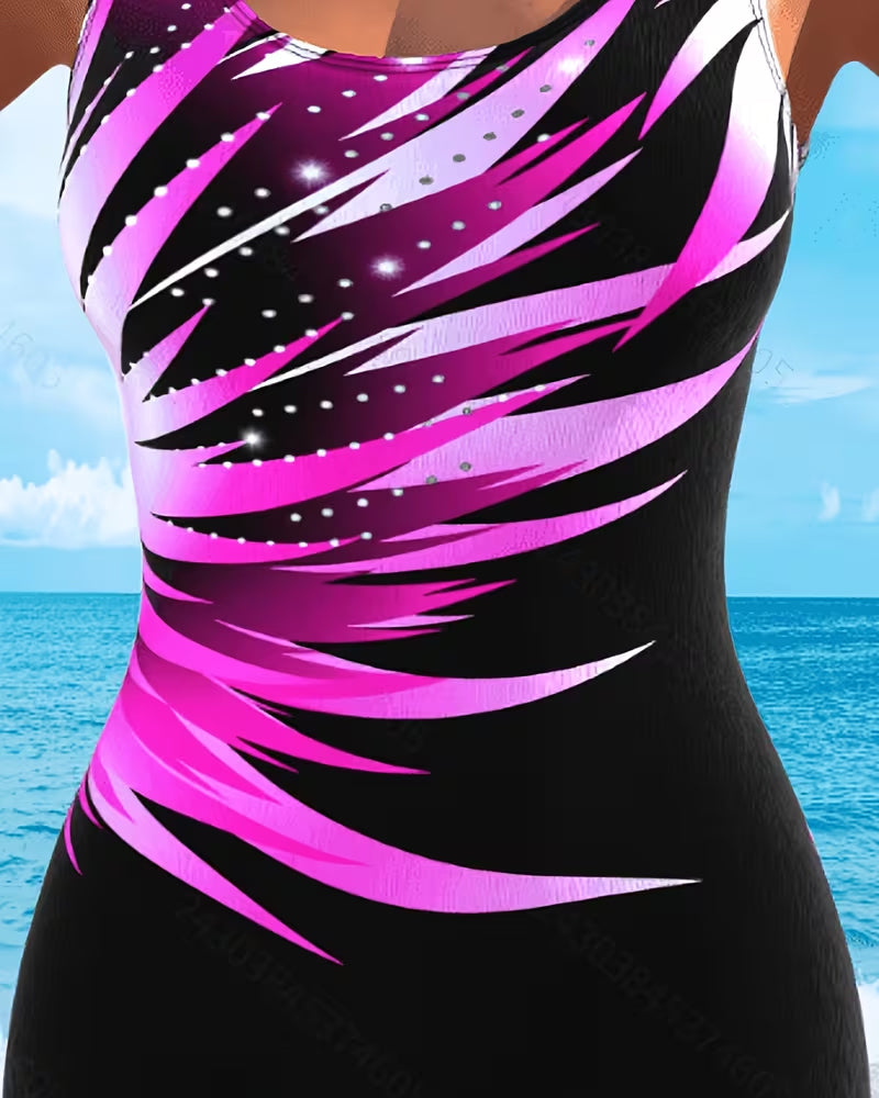 Gradient Shorts One Piece