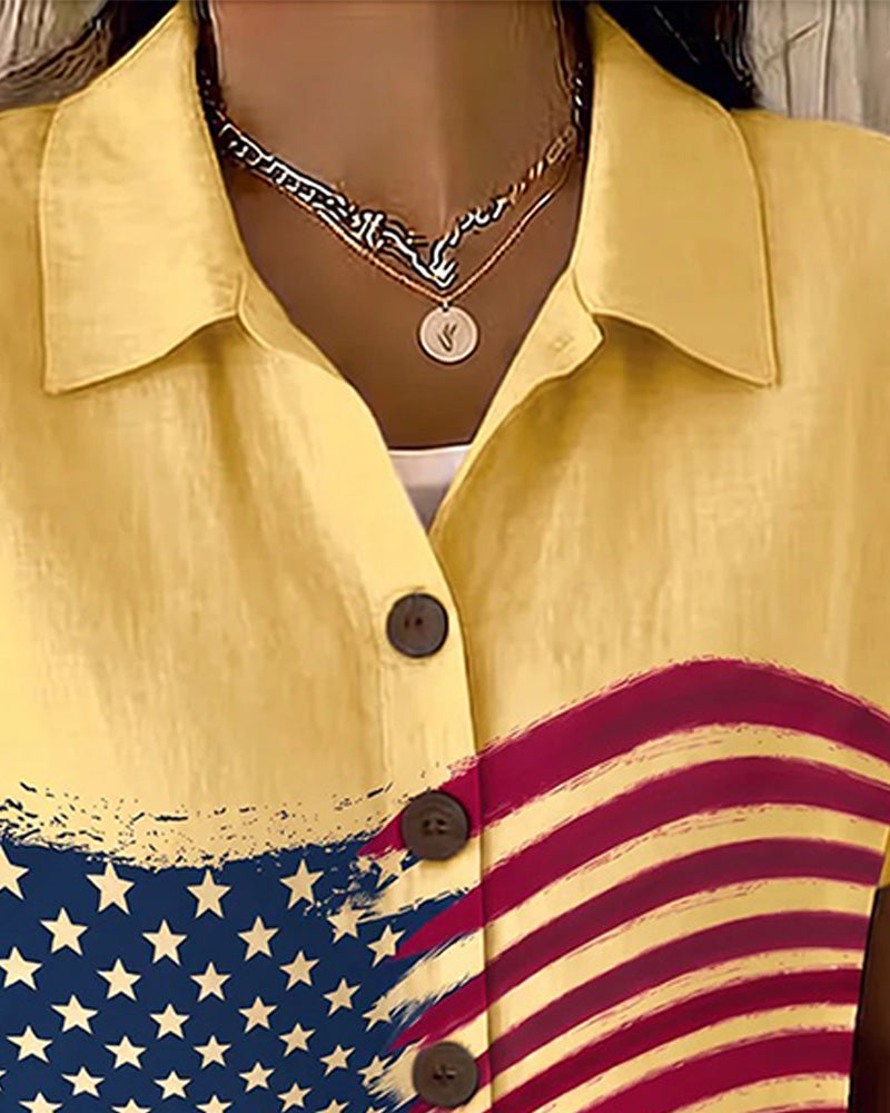 Printed Short-Sleeved Shirt