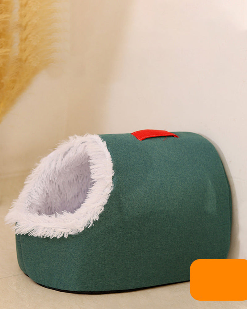 OFFWinter Warm Pet Cave Bed