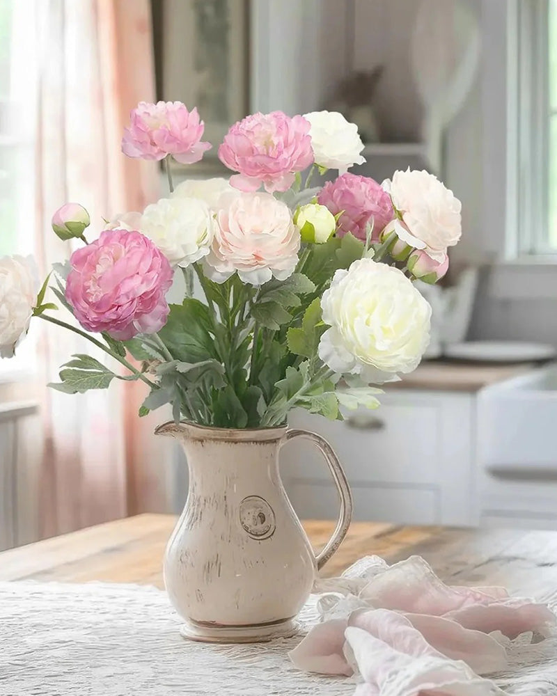 Artificial Peony Flower - UV resistant, Waterproof, Windproof