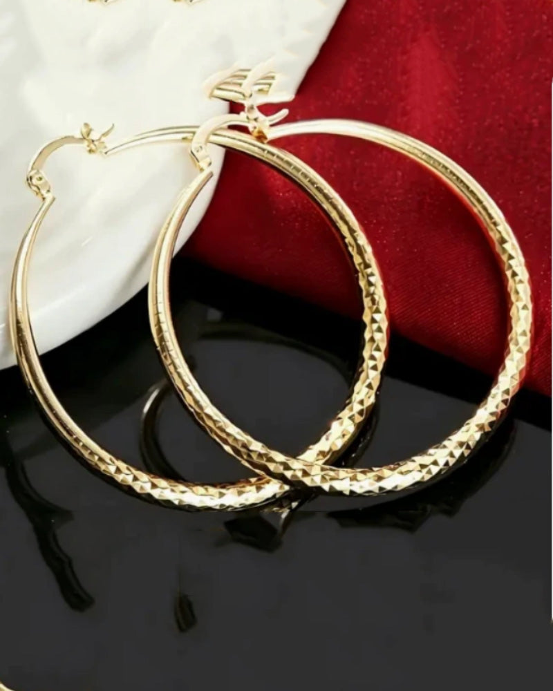 Women's Diamond Cut Earrings