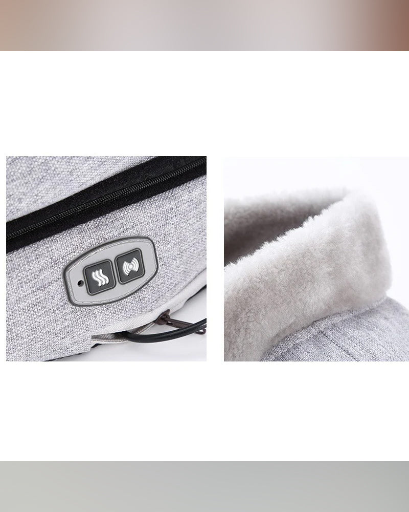 2-in-1 Electric Foot Warmer with Massage