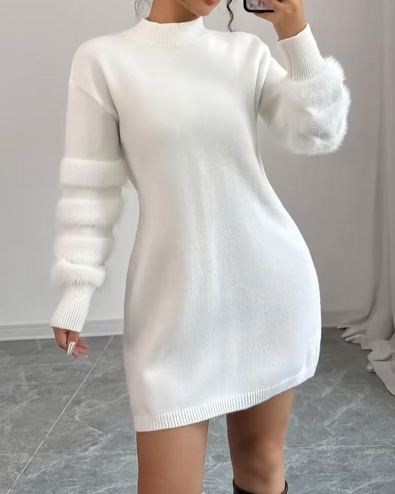 High-Neck Elegant And Stylish Dress