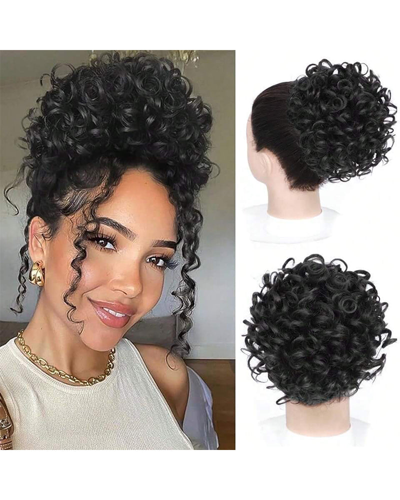 Drawstring Elastic Wave Wig