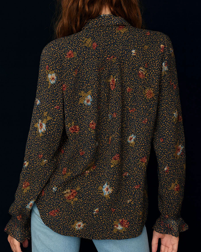 Vintage Bohemian Print Shirt