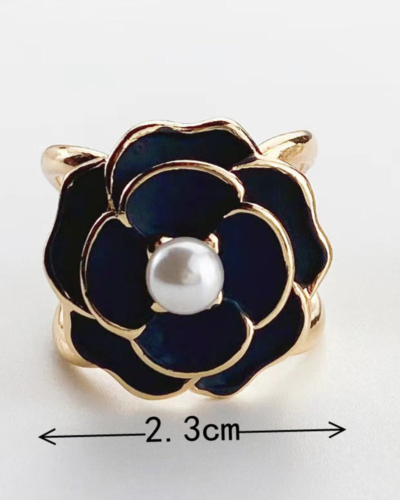 Camellia scarf buckle