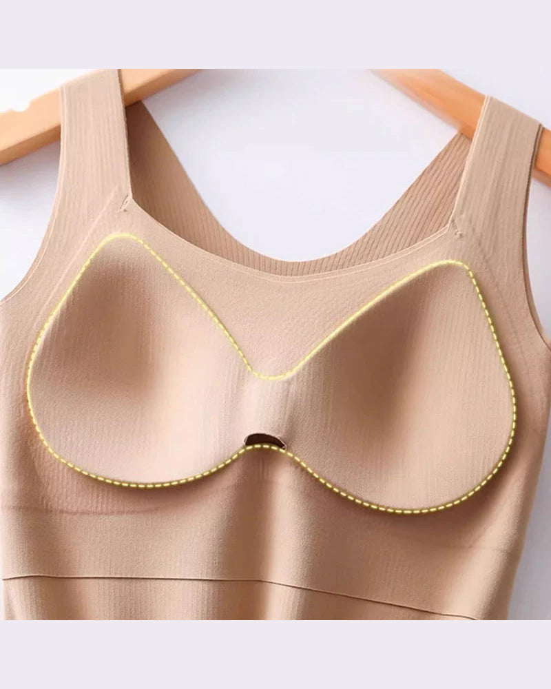 Women's Thermal Tank Tops With Built-in Bra