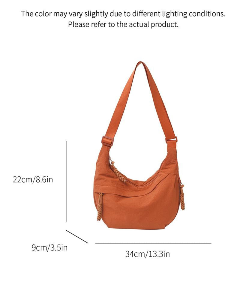 Nylon Dumpling Crossbody Bag