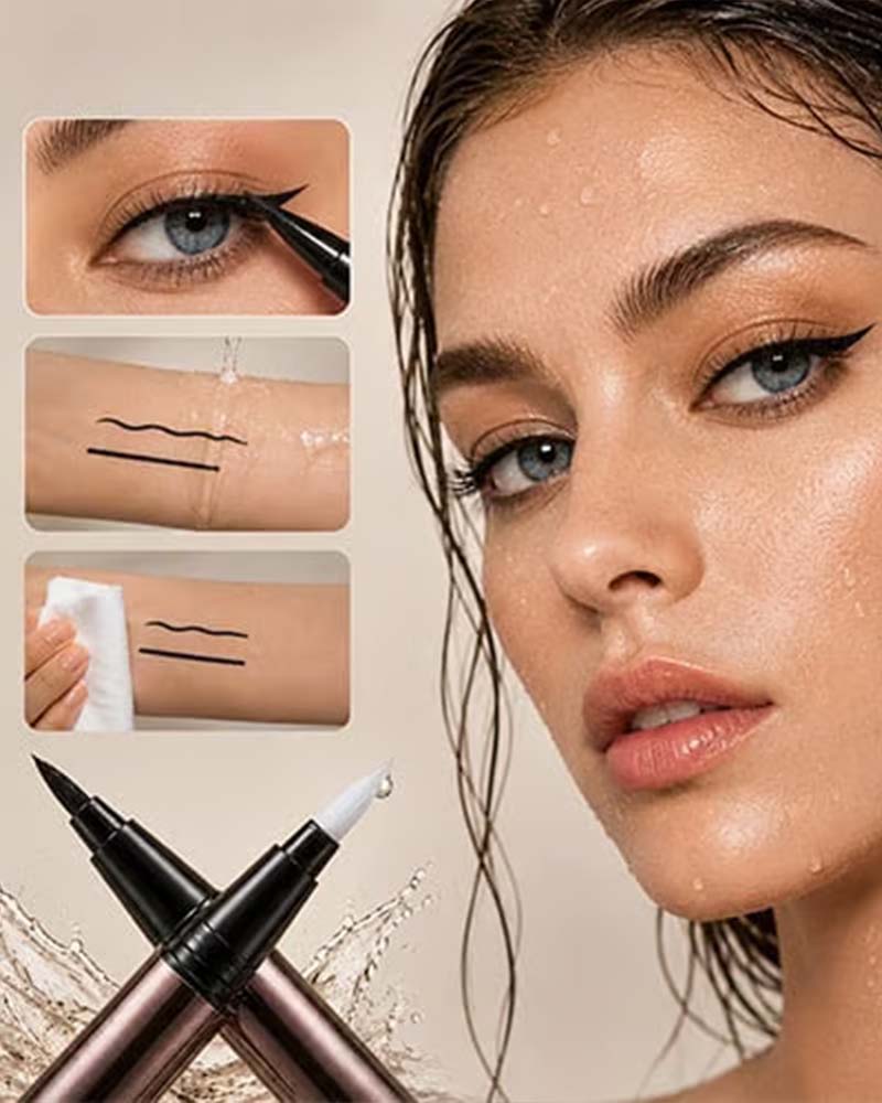 Dual-Tip Liquid Eyeliner – Sharp Wings, Zero Smudge, All Day 🖊️✨