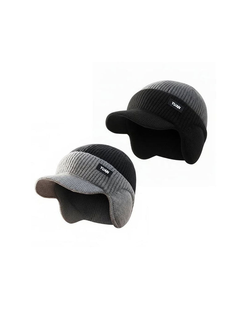 Winter Windproof Thermal Cap with Visor
