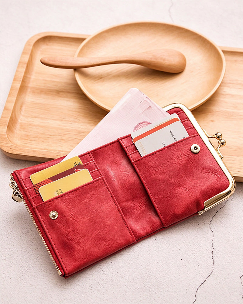 Mini Fashion Ladies Square Short Wallet