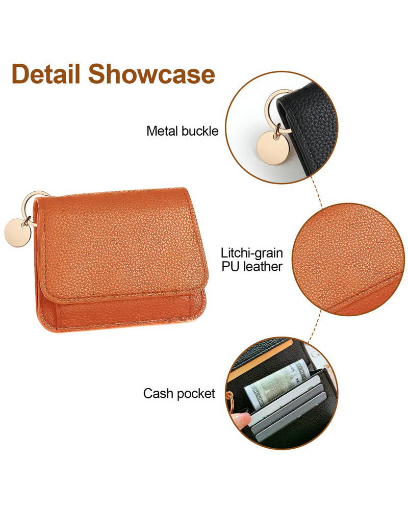 Women's Elegant Minimalist Short Slim Wallet