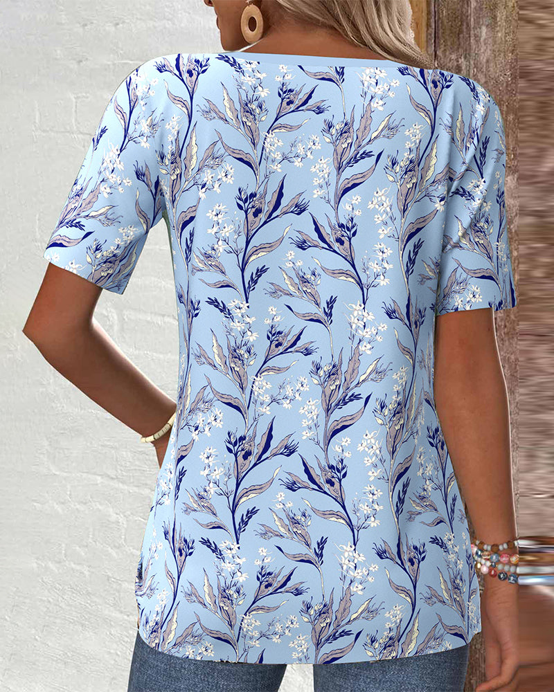 Fresh V-Neck Blouse